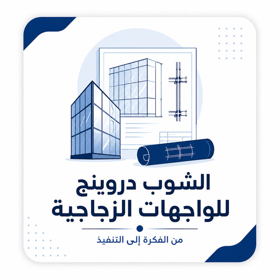 يهدف هذا الكورس إلى تعليم إعداد رسومات الـ Shop Drawing للواجهات الزجاجية (Curtain Wall) بأسلوب عملي خطوة بخطوة، بداية من فهم مكونات الواجهة وأنظمة التقسيم، وصولًا إلى إعداد الرسومات التنفيذية والتفاصيل الفنية القابلة للتنفيذ والاعتماد. خلال الدورة سيتم ش